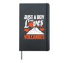 Just A Boy Who Loves Volcanoes Hardcover Journal, Black