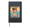 Just A Girl Who Loves Anime And Ramen Japan Kawaii Hardcover Journal, Black