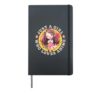 Just A Girl Who Loves Anime Japan Kawaii Manga Lover Otaku Hardcover Journal, Black