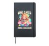 Just A Girl Who Loves Anime & Sketching Japan Kawaii Manga Hardcover Journal, Black