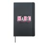 Just Another Manic Mom Day Preppy Mothers Womens Hardcover Journal, Black