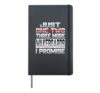 Just One More Wakeboard I Promise Wakeboard Wakeboarder Hardcover Journal, Black