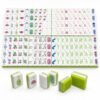 JUTHWYA American Mahjong Set with 4 Layer Premium Acrylic Clear Engraved Mahjong Tiles