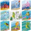 Jutom 24 Pcs Mini Ocean Coloring Books Bulk for Kids Adults Under The Sea Party Favors DIY Craft Mini Small Coloring Book for Home Activity Holiday Supplies Party