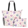 JUZIHAI Colorful Skulls Beach Bags for Women