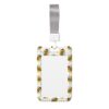 JUZKAQU Cute Honey and Bees for Badge Holder with Lanyard - Hard ABS Sliding ID Badge Card Holder, Double Sided Open Window, Scan Friendly Waterproof Stain Resistant, for Office Work Nurse Teacher