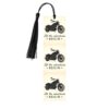 JUZKAQU Let The Adventure Begin-4 for Metal Bookmark - Unique Bookmarks for Women Men, Cute Inspirational Metal Book Mark with Tassel, Book Lover Gifts, Reading Accessories for Book Lovers, Students