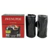 JWENUPDE 42 Gallon Drawstring Trash Bags, Heavy Duty 40 Count Garbage Bags, Unscented Large Bin Liners for Kitchen, Office, Bathroom, Garage, Tear-Resistant Waste Bags with Easy Drawstring Closure