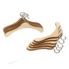 JWQFBC 10 Pieces Dolls Clothes Hanger Wooden Clothing Hangers Metal Frame Miniature Closet Organizer Suitable for BJD Dolls Toy Storage Dollhouse Play Area