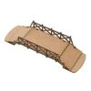 JWQFBC Miniature Bridge European Style Model Wooden Bridge Kit 3D Assembly Puzzle Building Blocks Architecture Craft for DIY Projects Suitable for Diorama Ho, Small Bridge