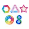 JWQFBC Sensory Stickers for Relief & Mindfulness, Textured Fidgets, 5 Pieces