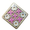 JWQFBC Wooden Board Toe Game XOXO Chess Board Game Family Games Handmade Classic XO