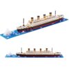 JXRLMB Titanic Ship Model Building Block Set for Adults Cruise Ship MIicro Blocks DIY Educational Toys for Kids Ages of 14+ 1872 Pieces