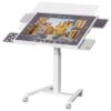 JYLH JOYSEEKR 1500 Pcs Puzzle Table with 4 Drawers, 33.8"×25.8" Metal Frame