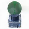 JYSWDZ 100mm Electric Oscillating Disc, Rotatable Tesla Polarizing Disc, 12 LEDs are Arranged in A Matrix, 360 Degree Knob, Energieversorgung Harmonisches Balancing, for Yoga Room Ornament