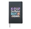 K-Pop Birthday Boy Squad Hardcover Journal, Black
