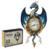 KADAJOY 3D Wooden Puzzles for Adults, Animated Dragon Cuckoo Clock Model Kit, DIY Mechanical Building with Music and Light, Home Desk Decor, Unique Fantasy Gift for Birthday Anniversary