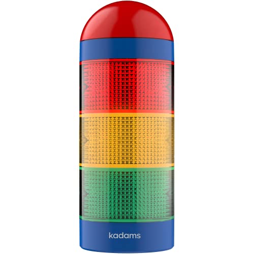 KADAMS Visual Timer for Kids with Pre-Alarm, Traffic Light Countdown Timer for ADHD Toddlers Classroom 24H Digital Timer, 5 Volume Levels Mute Pause Memory for Homework Learning Home Routine