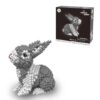 KADELE Easter Bunny Building Animal Sets, Extremely Challenging STEM Building Blocks Decor for Adults Kids, Micro 3D Educational Toys for Boys Girls Ages 8 and Up (660 Pieces)