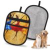 Kaifanee Oil Painting Art Ballet Girl Pet Hair Removal Glove Cat Dog