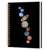 KAIOUS Space Gifts, Solar System Planets Spiral Hardcover Journal Notebook