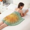 Kaisa Weighted Heating Blanket 7 lbs, 26" x 35" Large Heated Pad Sage Green