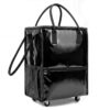 Kaisiyuanlin Reusable Grocery Bags on Wheels,Collapsible Rolling Shopping Tote Bag with Wheels,70L Capacity Black Grocery Hauler for Warehouse Club Shopping,Laundry,Moving,Apartment Essentials