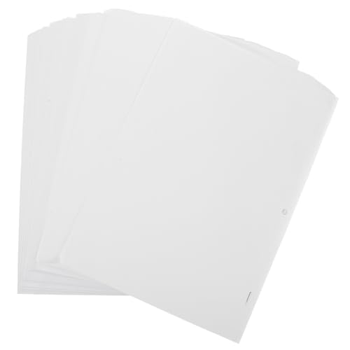 KALLORY 200pcs White Animation Locating Paper for Drawing and Painting, Thick Sketching Paper Easy to Write or Paint, for Graffiti and Arts and Crafts, Drawing Supplies for Students
