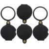 KALLORY 4pcs Portable 20x Magnifier Glass with High Definition Lens and Protective Cover, Sturdy Mini Folding Pocket Magnifier for Reading and Outdoor Exploration, Lightweight Handheld