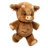 KangJJ Cute Running Highland Cow Plush Toy, Interactive Moving Legs Stuffed Animal for Stress Relief, for Adults & Teens, Cute Farm Animal Decor for Couch Bed Car (Brown, 45)