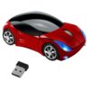 KangJJ Cute Wireless Red，2.4G with USB Reciver 1600DPI Car for Computer Wireless USB for Laptop Computer Tablet for Windows for Mac OS for Her for Christmas（Red）