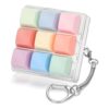KangJJ Keyboard Toy,Colorful Keyboard Fidget Toys for Adults Mechanical Button Clicker Keychain for Work Stress Relief Anxiety (9In1-Style A)