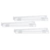 KangJJ Non-Slip Mahjong Racks with Pushers, 4-Pack Clear Acrylic Racks, American Mahjong Accessories, Gift-Ready Mahjong Gifts (Clear)