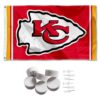 Kansas City Chiefs Banner and Tapestry Wall Tack Pads