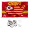 Kansas City Chiefs Nation Banner and Tapestry Wall Tack Pads