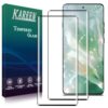 KAREEN 2 Pack Screen Protector Tempered Glass Film for Motorola Moto Edge 2025/Moto Edge 60 Fusion/60 Pro, 3D Full Coverage, 9H Hardness, Anti Scratch, Bubble Free