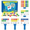 Kasfalci Magnetic Ten-Frame Set,Back to School Supplies,Addition & Subtraction Games for Kids Toddlers,5 Dry Erase Paddles & 150 Math Counters,Kindergarten Preschool Classroom Must Haves
