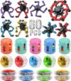 KatchOn, Pack of 60, Transformable Fidget Toys with Light Up Yoyos and Bean Fidget Spinners Bundle - Birthday Party Favors for Kids 8-12, Treasure Box Toys for Classroom Goodie Bags Stuffers for Kids