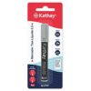 Kathay 86212675 Liquid Chalk Marker, Erasable, Silver, Tip 5 mm, Water Based Ink, Reversible Tip, Perfect for Whiteboards, Glass, Plastics or Mirrors