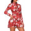 Kathyboom Golf Dresses for Women Long Sleeve Tennis Dress with Shorts