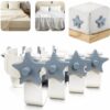 Kavilin Magnetic Bed Sheet Holders for Corners, 4-Pack Sheet Locks for Fitted & Flat Sheets, Strong No-Slip Grip, No-Lift Installation, Fits Twin Full Queen King Mattresses(Gray)
