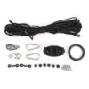 Kayak Anchor Trolley Kit with Nylon Rope, Stainless Steel Pulley and Pad Eyes – Complete Set for Kayaks and Boats