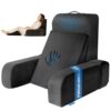 Kayfia Reading Pillow, Gel Memory Foam Back Rest Pillow, 19", Black