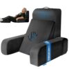 Kayfia Reading Pillow, Gel Memory Foam Back Rest Pillow, 21'', Black
