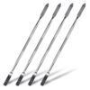 KAZIPOP 4Pcs Stainless Steel Makeup Spatula Mixer Artist Tool Stirring Rod