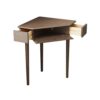 KBBYT Desks Corner Desk Home Study Computer with 2 Small Drawers and Storage Compartment Office Writing Craft Table