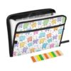 Kcldeci Expanding File Folder,13 Pockets Accordion File Organizer, Dental Tooth Star A4 Letter Size Paper Document Receipt Organizer Accordian Filing Folder
