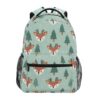 Kcldeci Kids Backpack for Boys Girls Elementary School Backpacks Cute Deer Christmas Tree Boys Children Bookbags Primary Kindergarten Backpack S