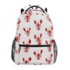 Kcldeci Kids Backpack for Boys Girls Elementary School Backpacks Cute Lobster Pattern Boys Children Bookbags Primary Kindergarten Backpack M