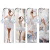 KEDEMAS 4Pcs Ballerina DIY Diamond Art Painting Bookmark with Crystal Pendants Diamond Art Painting Art Bookmarks Special Shape for DIY Making Beginners Adult Arts Craft Supplies